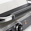 Commercial Kitchen Equipment Industrial Stainless Steel Electric Panini Sandwich Press Grill Temperature Control New Condition