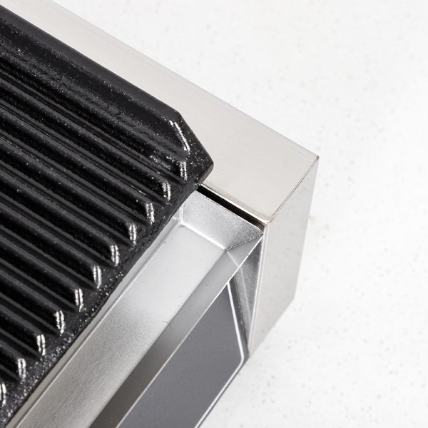 Commercial Kitchen Equipment Industrial Stainless Steel Electric Panini Sandwich Press Grill Temperature Control New Condition