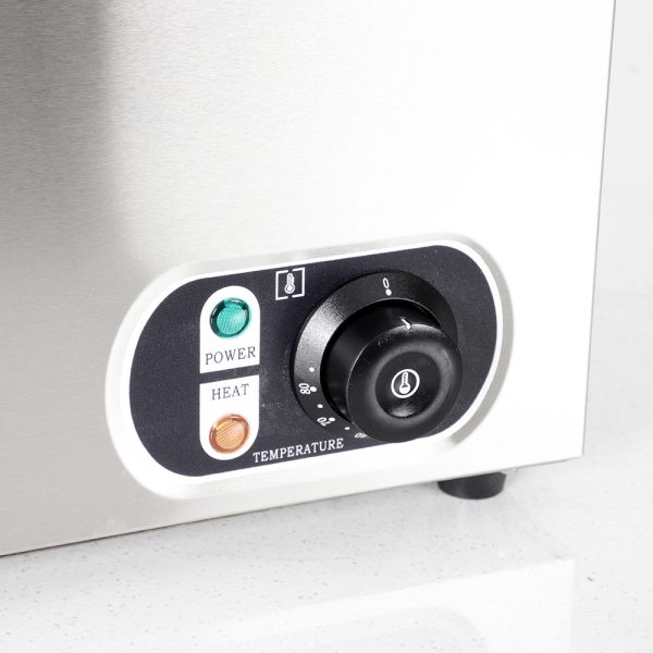 Industrial Commercial 7L Stainless Steel Bain Marie Chocolat 2 Pans Table Top Electric Hot Food Heater Hotel Restaurant Supplies