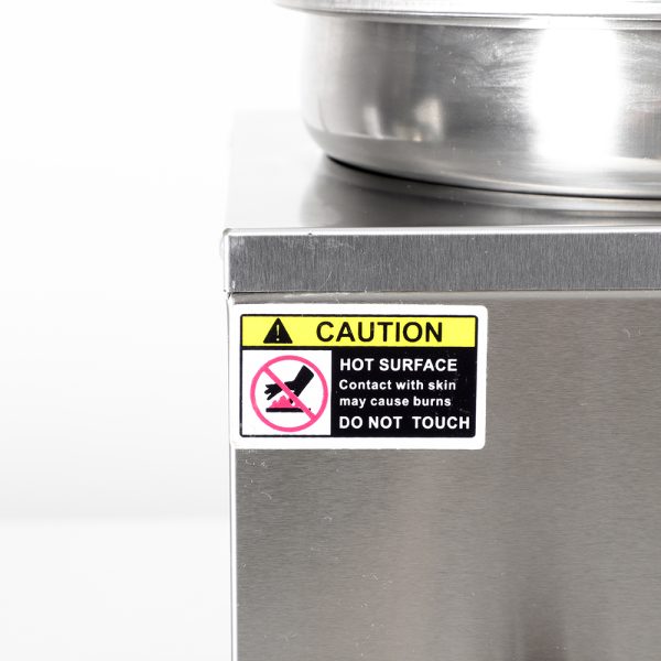 Industrial Commercial 7L Stainless Steel Bain Marie Chocolat 2 Pans Table Top Electric Hot Food Heater Hotel Restaurant Supplies