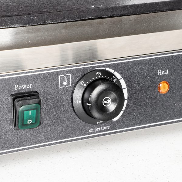 Commercial Electric Stainless Steel Waffle Maker Removable Oil Box Easy Clean Panini Sandwich Press Grill More Health New