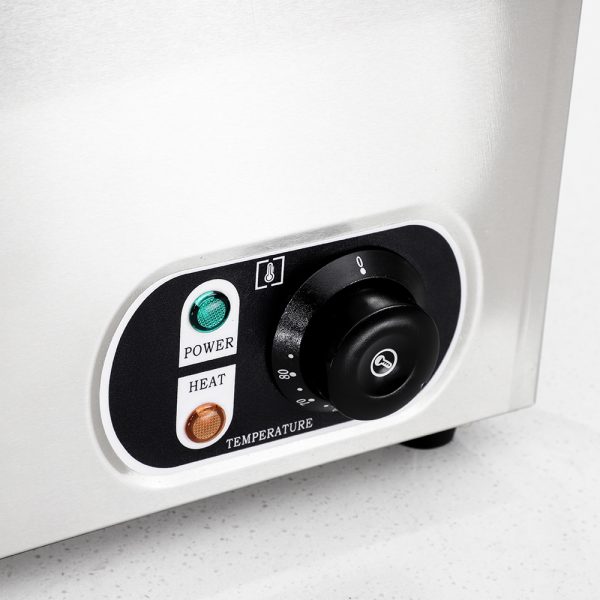 Commercial 4L Bain Marie Stainless Steel Soup Pot 2-Pot Electric Source for Hotel & Restaurant Catering Food Heater Supplies