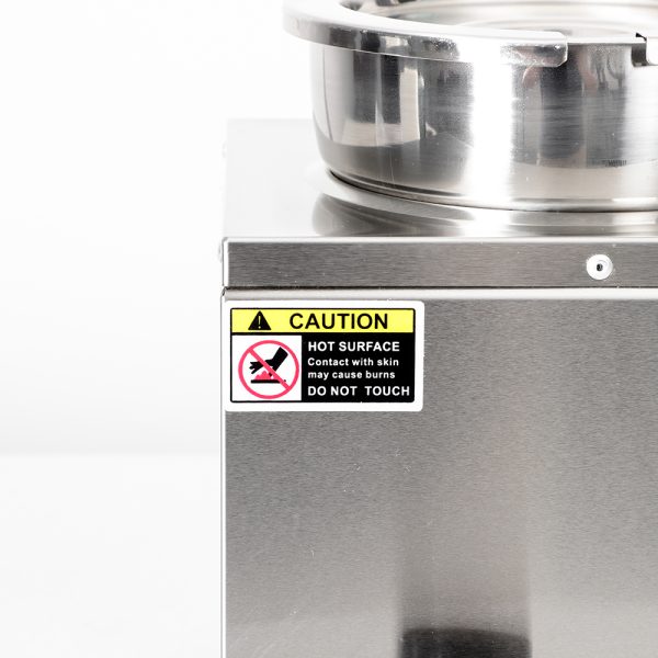 Commercial 4L Bain Marie Stainless Steel Soup Pot 2-Pot Electric Source for Hotel & Restaurant Catering Food Heater Supplies