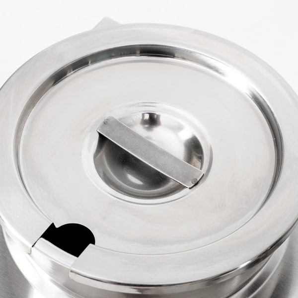 Commercial 4L Bain Marie Stainless Steel Soup Pot 2-Pot Electric Source for Hotel & Restaurant Catering Food Heater Supplies