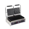 Commercial Kitchen Equipment New Double Headed Double Plate Full Flat Pressure Non-Stick Electric Panini Sandwich Press Steel