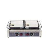 Commercial Kitchen Equipment New Double Headed Double Plate Full Flat Pressure Non-Stick Electric Panini Sandwich Press Steel