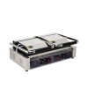 Commercial Kitchen Equipment New Double Headed Double Plate Full Flat Pressure Non-Stick Electric Panini Sandwich Press Steel