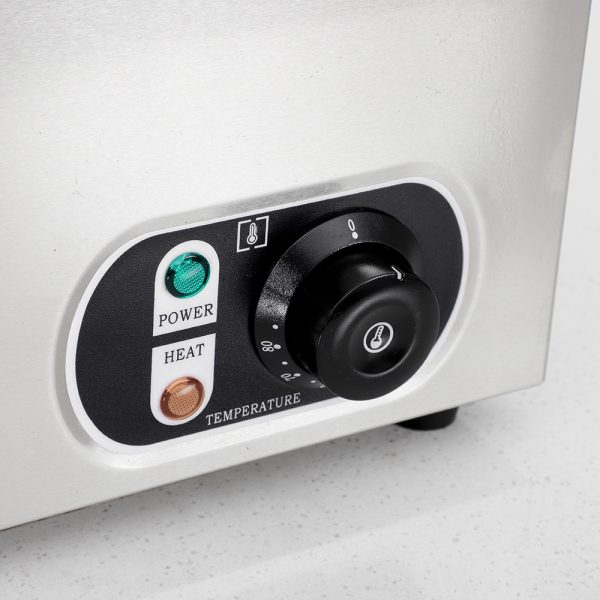 Commercial 4L Deep Electric Soup Warmer 3 Pots of Stainless Steel Bain Marie for Hotel Restaurant Catering Food Supplies