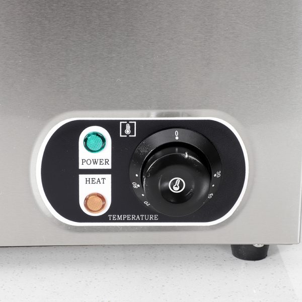 Commercial 4L Deep Electric Soup Warmer 3 Pots of Stainless Steel Bain Marie for Hotel Restaurant Catering Food Supplies