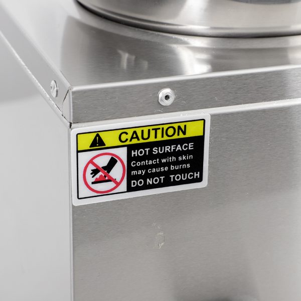 Commercial 4L Deep Electric Soup Warmer 3 Pots of Stainless Steel Bain Marie for Hotel Restaurant Catering Food Supplies