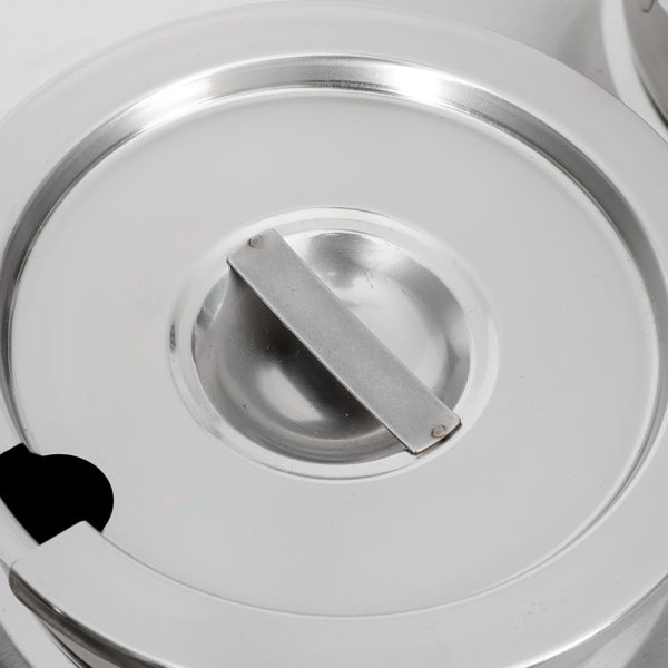 Commercial 4L Deep Electric Soup Warmer 3 Pots of Stainless Steel Bain Marie for Hotel Restaurant Catering Food Supplies