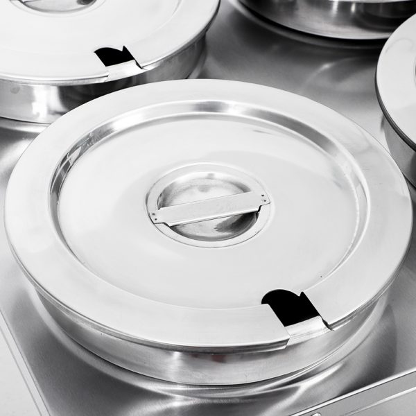 Commercial 7L Stainless Steel Electric Cheap Bain Marie Pot Inset Food Heater 1500W 4 Pots Chocolate Bain Marie for Party