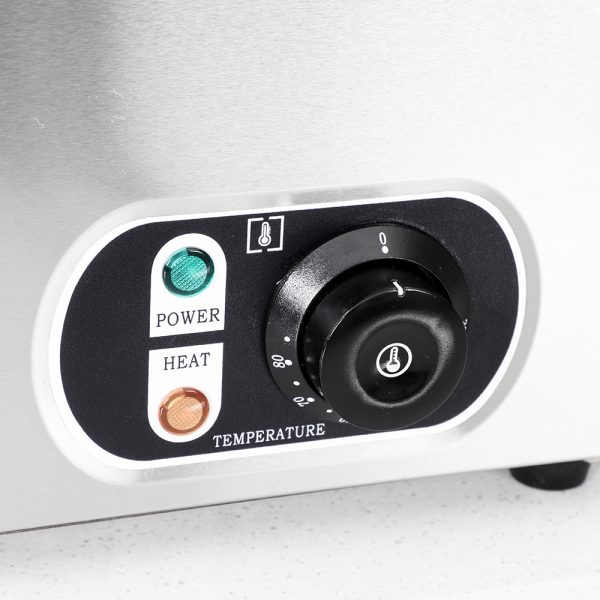 Industrial Electric 3-Pot Bain Marie Food Warmer 7L Stainless Steel for Fast Food Restaurant & Hotel Supplies from China