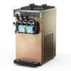 New Commercial Electric 3 Flavors Table Ice Cream Machine Yogurt Milkshake Ice Cream Mixing Machine Stainless Steel Construction