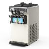 New Commercial Electric 3 Flavors Table Ice Cream Machine Yogurt Milkshake Ice Cream Mixing Machine Stainless Steel Construction
