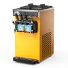 New Commercial Electric 3 Flavors Table Ice Cream Machine Yogurt Milkshake Ice Cream Mixing Machine Stainless Steel Construction