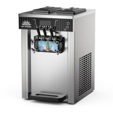 High Quality Commercial 3 Flavors Tabletop Ice Cream Machine Real Fruit DIY Mixing Design Best Price for Household Use