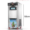 Wholesale Professional Electric Vertical Ice Cream Machine Automatic 3 Flavors for Household Use for Snack Bars and Push Carts