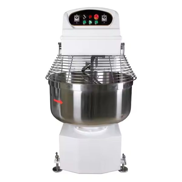 Hot Selling New Condition 130L Commercial Flour Mixer Spiral Dough Kneading Machine with Timer for Baking Purposes
