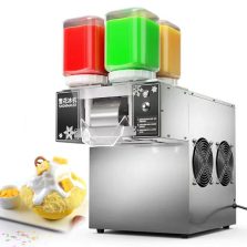 Commercial Full Automatic Korean Bingsu Machine 4 Flavors Milk Snow Ice Maker with Touch Screen Design for Home and Hotel Use