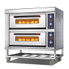 Commercial Far-infrared electric heating pizza baking oven  with Instrument Control System for Pizza Bread Dessert Snack Bar Big Size for Industrial Bakery New Made Corn