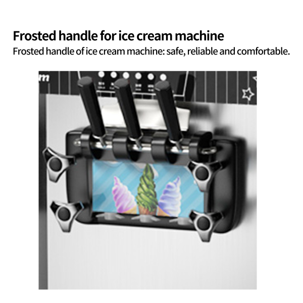 High Quality Commercial 3 Flavors Tabletop Ice Cream Machine Real Fruit DIY Mixing Design Best Price for Household Use