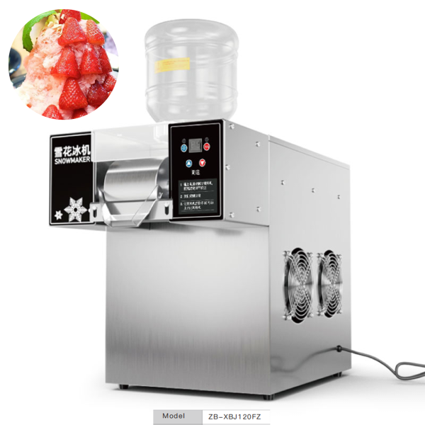 Commercial Automatic Screen Touch Design Snowflake Ice Machine Roller Industrial Snowflake Ice Making for Outdoor Household Use