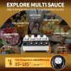 Commercial Chocolate Cheese Warming Machine Stainless Steel Electric Well-equipped Fruit 4 Bottle Sauce Warmer for Restaurant