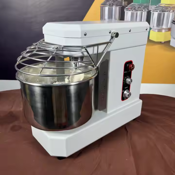 Commercial 10L Electric Flour Mixer Machine for Household New for Bread Dough Spiral Bakery Pizza Bread Cake Food Preparation