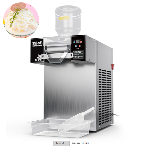 Commercial Automatic Screen Touch Design Snowflake Ice Machine Roller Industrial Snowflake Ice Making for Outdoor Household Use