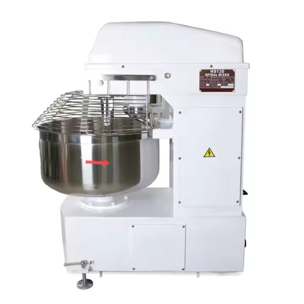Hot Selling New Condition 130L Commercial Flour Mixer Spiral Dough Kneading Machine with Timer for Baking Purposes