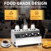 2400W Commercial Mini Hot Chocolate Soy Sauce Filling Spread Warmer and Electric Stainless Steel Fruit 3 Bottle Sauce Warmer