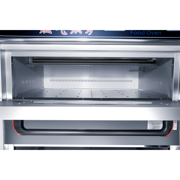 Commercial Large Gas Pizza Oven with Microcomputer Control System New Deck Oven with Microcomputer Control System for Baking Bread Pizza for Nuts Corn Ingredients