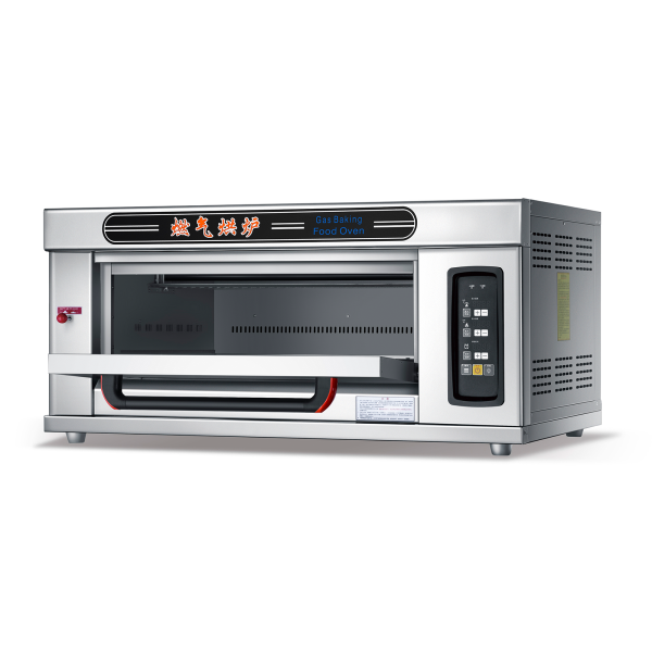 Commercial Large Gas Pizza Oven with Microcomputer Control System New Deck Oven with Microcomputer Control System for Baking Bread Pizza for Nuts Corn Ingredients