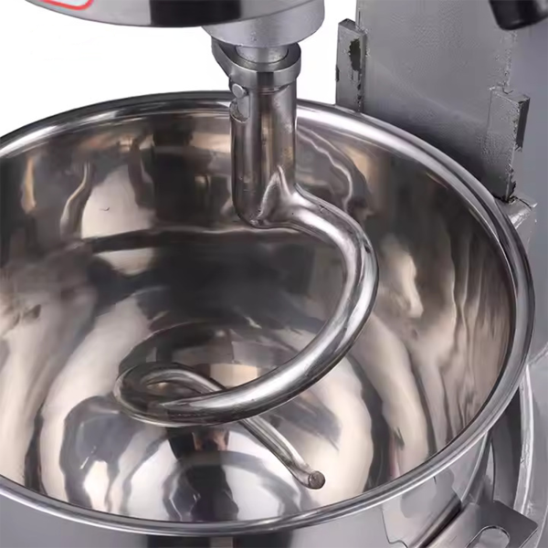 Commercial 20L Catering Kitchen Living Mixer Blender New Flour Mixer Machine Three Mixing Heads for Bakery Pizza Bread Catering