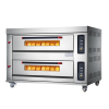 Commercial Large Gas Pizza Oven with Microcomputer Control System New Deck Oven with Microcomputer Control System for Baking Bread Pizza for Nuts Corn Ingredients