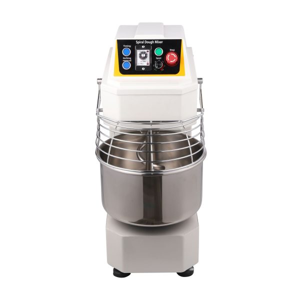 Commercial Industrial Non-Stick Spiral Dough Kneader Stainless Steel Flour Mixer for Hotels and Coffee Shops New Design