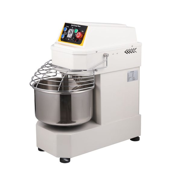 Commercial Industrial Non-Stick Spiral Dough Kneader Stainless Steel Flour Mixer for Hotels and Coffee Shops New Design