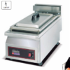 Commercial Single-Plate Fried Dumpling Machine | 3.2kW 220V Electric Potsticker Griddle, Stainless Steel Countertop Digital Fryer for Restaurant & Breakfast Shop (JEG-12)