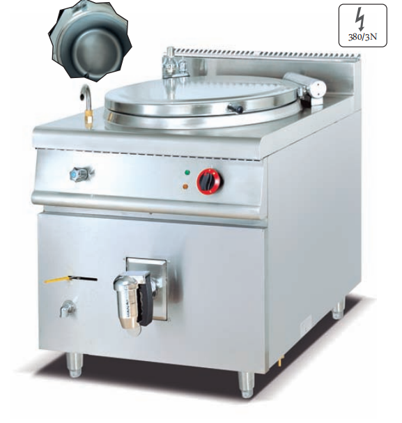Commercial Electric Jacketed Soup Kettle | 60L/100L Soup Boiler for Canteens & Hotels, Customizable