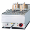 Commercial Compact Countertop Electric 6-Basket Pasta Cooker | 3kW Noodle Boiler for Asian Restaurants, Customizable