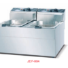 Commercial 15L+15L Countertop Electric Deep Fryer with 2 Baskets | 4.5kW+4.5kW Power, 220V, Stainless Steel Dual-Tank Fryer with Independent Temperature Controls for Fast Food, Fried Chicken & Small Kitchens (JDF-904)