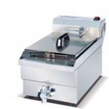 Commercial 8L+8L Computerized Countertop Electric Deep Fryer with 2 Baskets | 3kW+3kW Power, 220V, Stainless Steel 2-Tank Fryer with Independent Digital Controls for Fast Food, Fried Chicken & Small Kitchens (JDF-102AV)