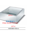 Commercial Chips Scuttle Oil Filter | Stainless Steel French Fry Draining Bin (JVF-4)