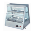 Commercial Double-Tier Electric Food Warmer Display Showcase | 4-Tray Heated Holding Cabinet for Fast Food, Snack Bars & Convenience Stores, 0.7kW 220V (JDH-2X2)