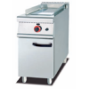 Commercial Gas Lava Rock Grill with Cabinet | Compact Freestanding Charbroiler for Steakhouses, Customizable