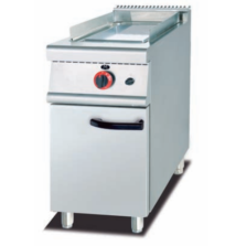 Commercial Gas Lava Rock Grill with Cabinet | Compact Freestanding Charbroiler for Steakhouses, Customizable