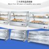 Commercial Electric Food Warmer Display Cabinet Series | 2 Compact Models (JDH-6P / JDH-8P)