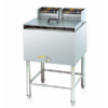 Commercial Vertical 1-Tank Electric Fryer | 27L 2-Basket Deep Fryer, 4kW+4kW Power (JDF-84)