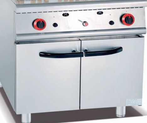 Commercial Gas Pasta Cooker with Cabinet | Vertical Noodle Boiler for Restaurants & Noodle Bars, Customizable Fuel Type